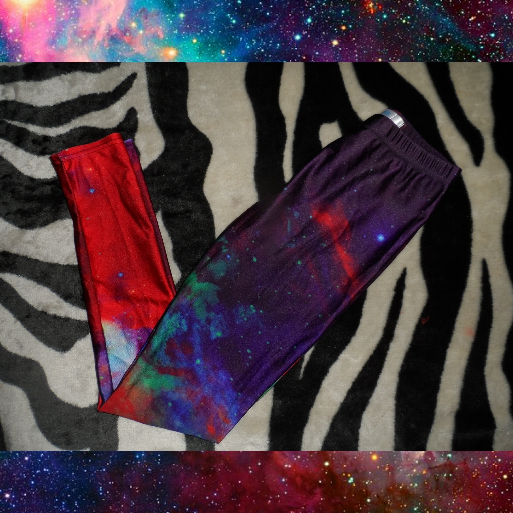Galaxy Leggings Space Rainbow Galaxy